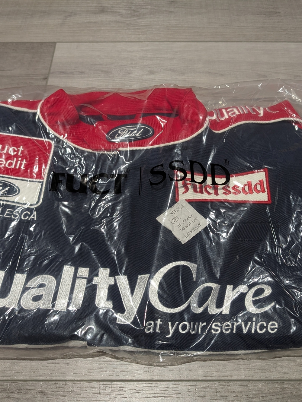 Fuct x SSDD Racing Patchwork Jacket, Size L - Picture 5 of 6
